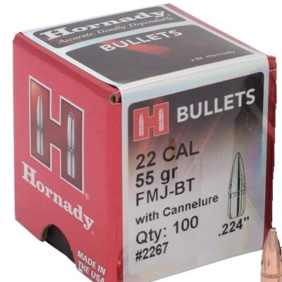 Pociski HORNADY 22 FMJ-BT 55grs 2267 (100szt) 224