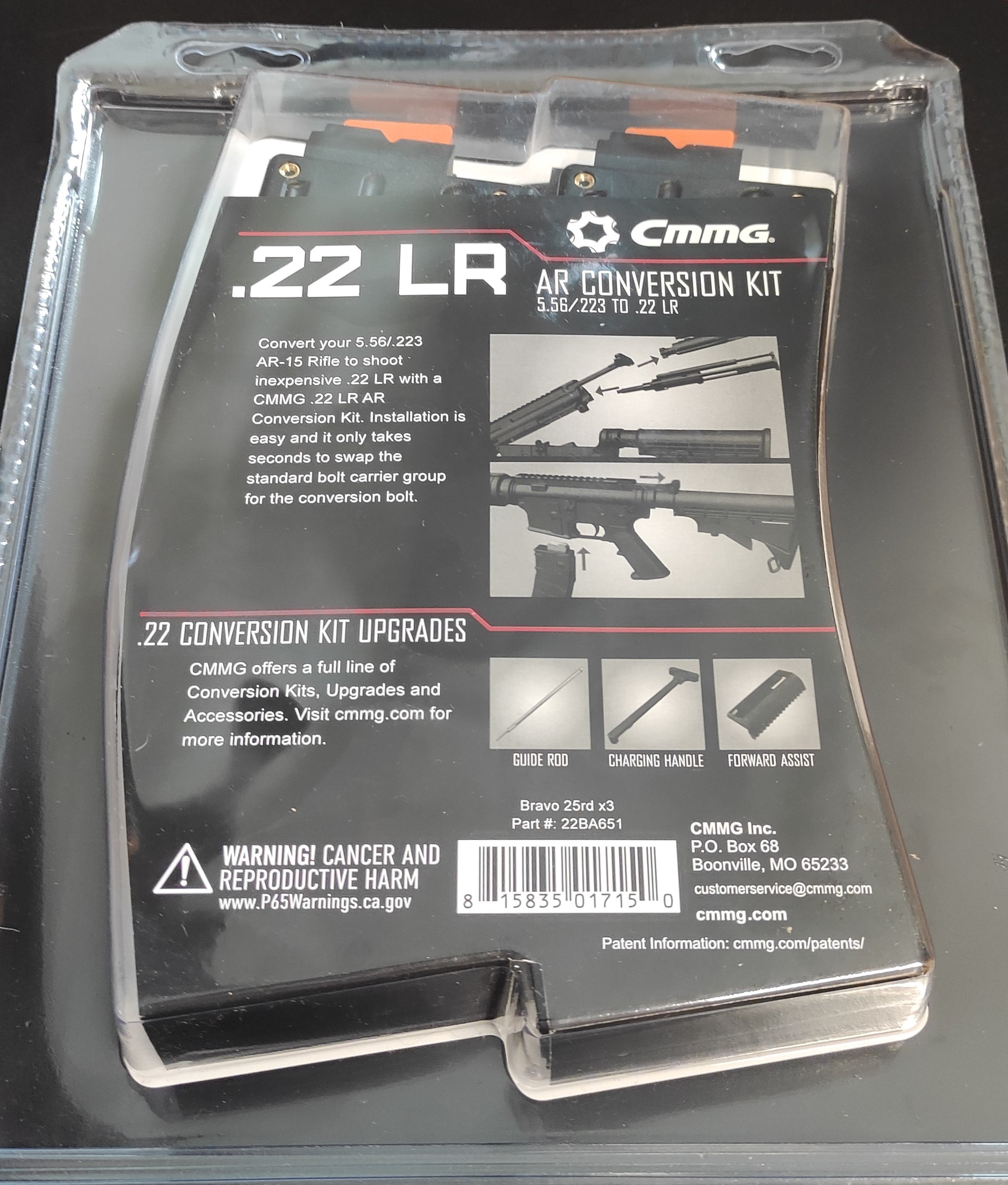 Zestaw do konwersji AR-15 na .22LR CMMG BRAVO - obrazek 3