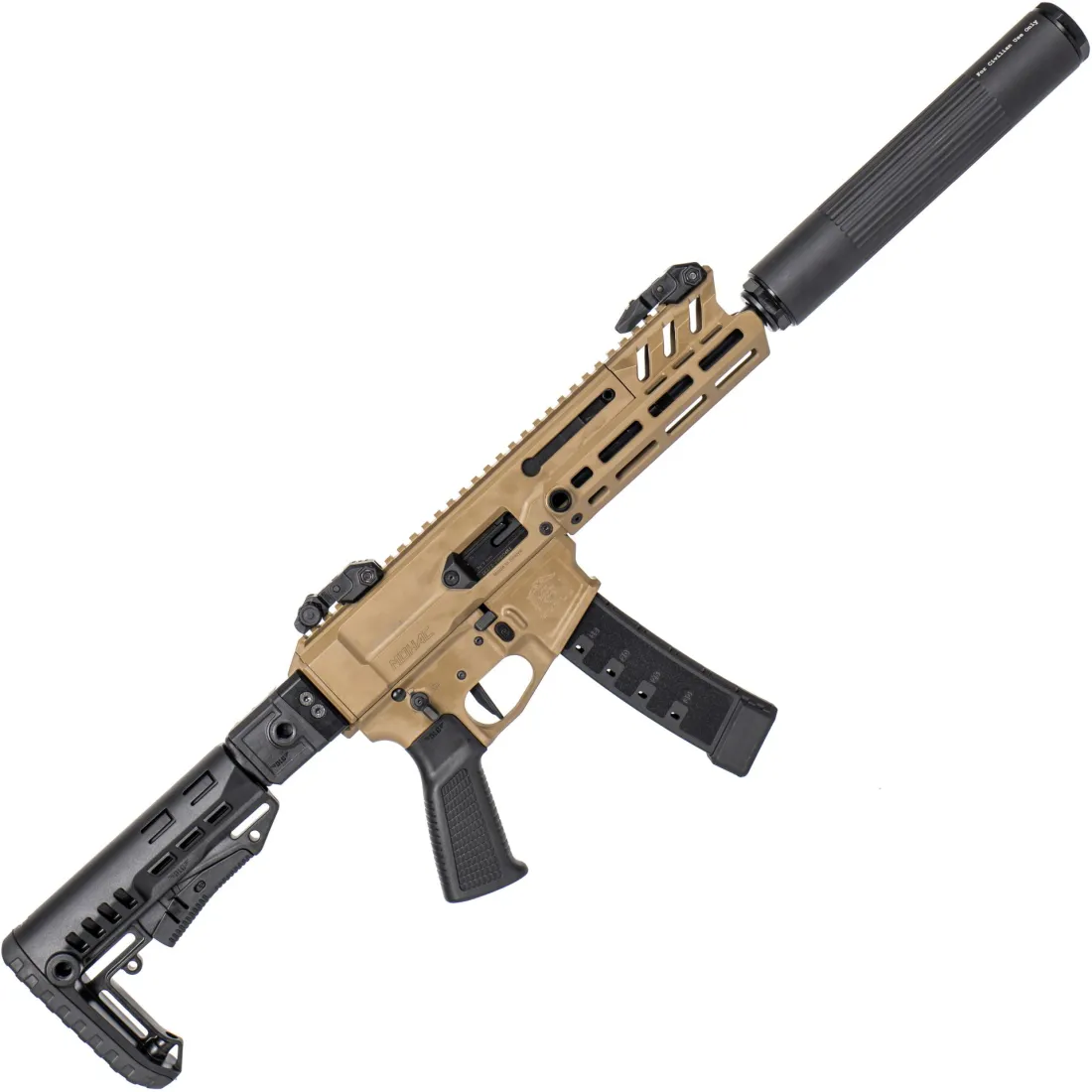 Pistolet maszynowy Huglu Mohac 8" - kal. 9x19 - OD FDE