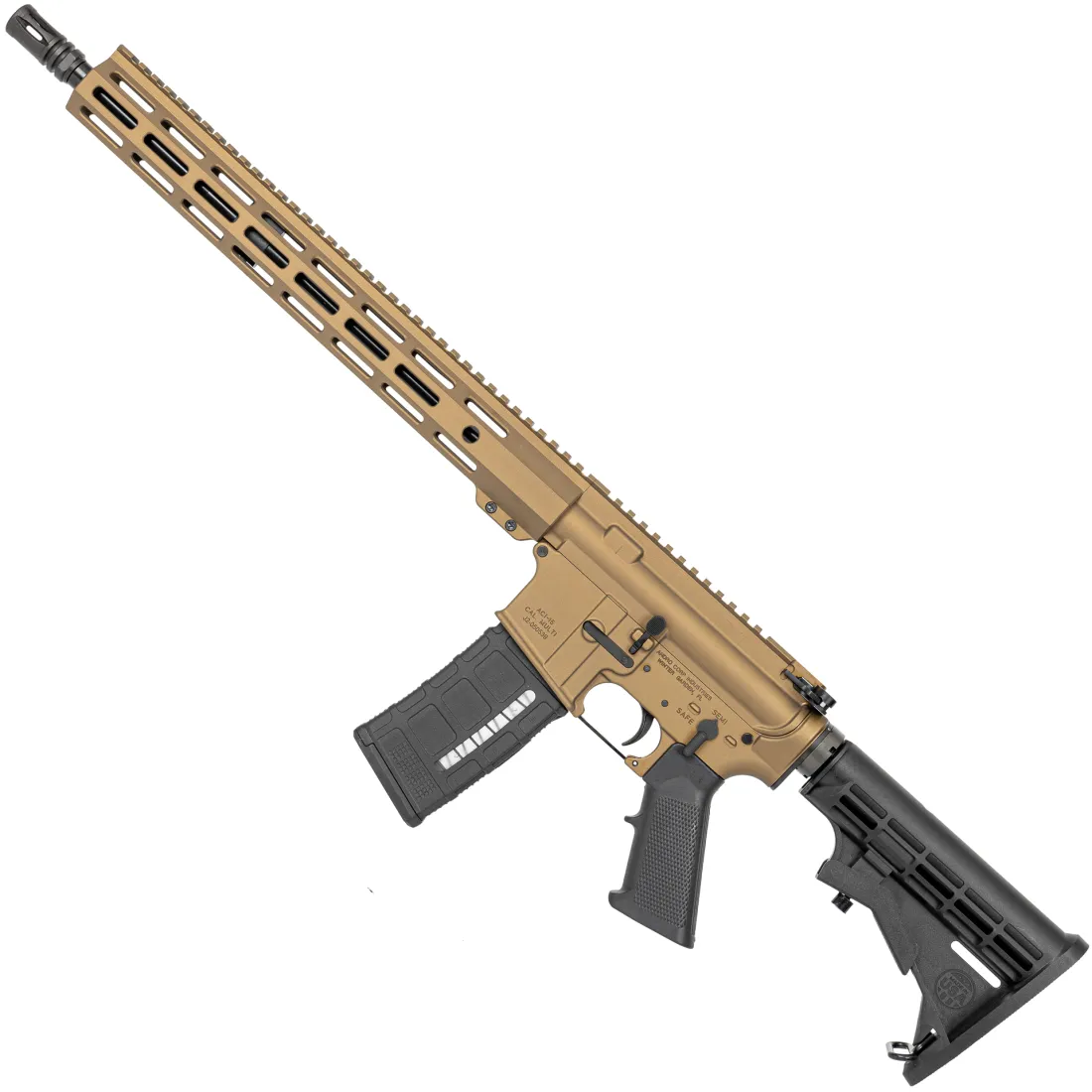 Karabinek Andro Corp ACI-15 Bravo 16" - kal. 5.56x45/.223 Rem. - Burnt Bronze - obrazek 2