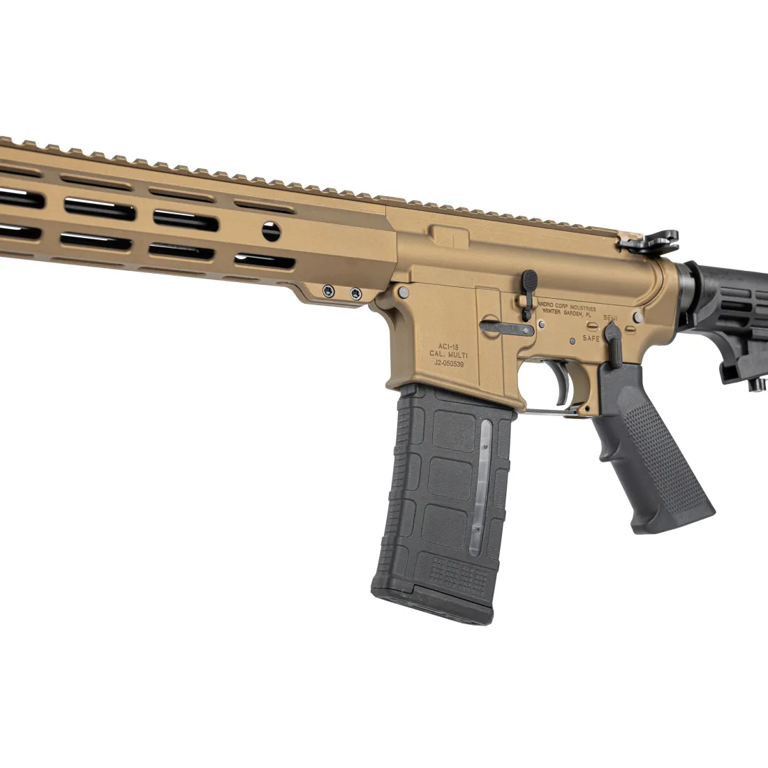 Karabinek Andro Corp ACI-15 Bravo 16" - kal. 5.56x45/.223 Rem. - Burnt Bronze - obrazek 5