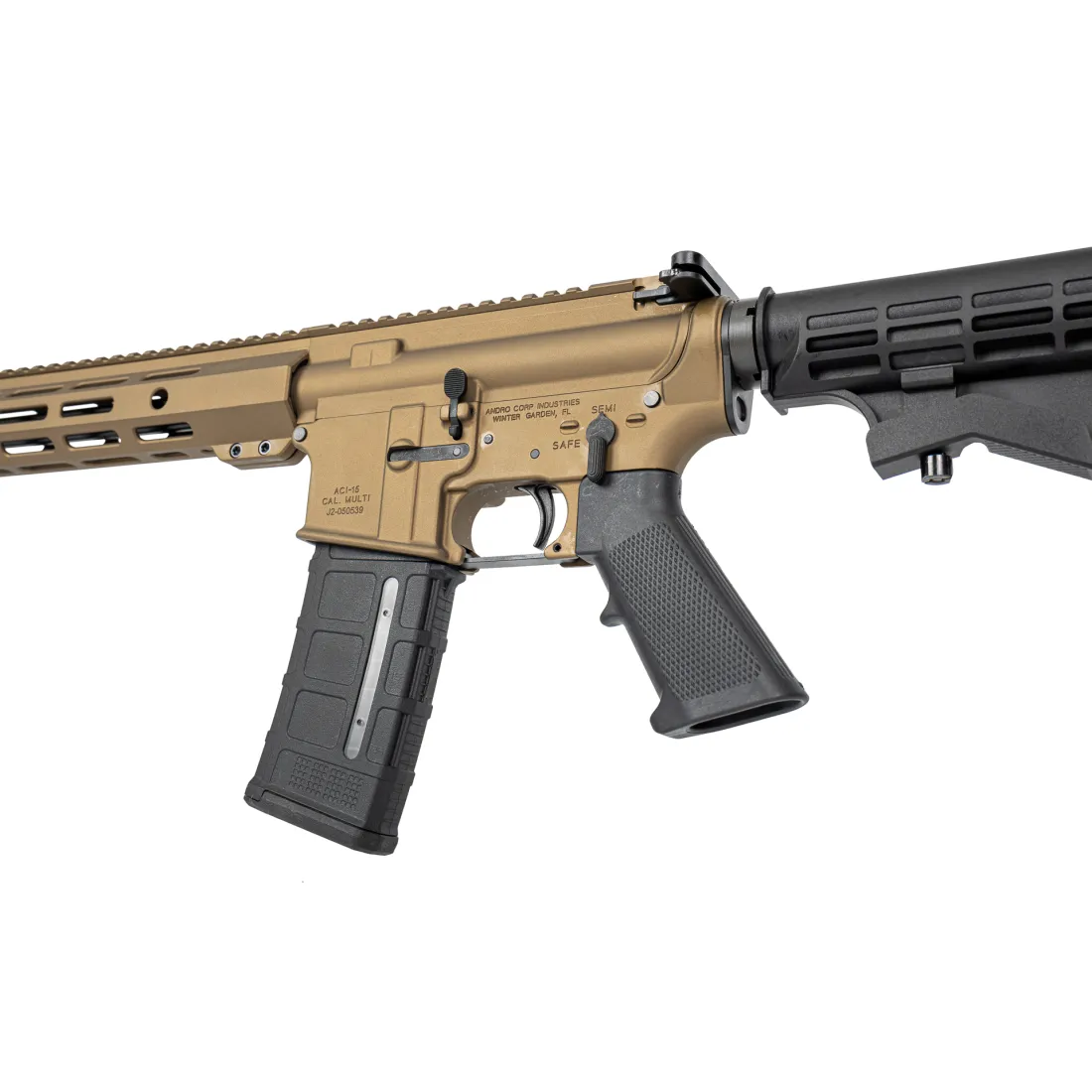 Karabinek Andro Corp ACI-15 Bravo 16" - kal. 5.56x45/.223 Rem. - Burnt Bronze - obrazek 6